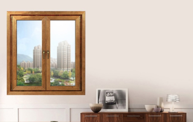 Plastic steel yh60 casement window