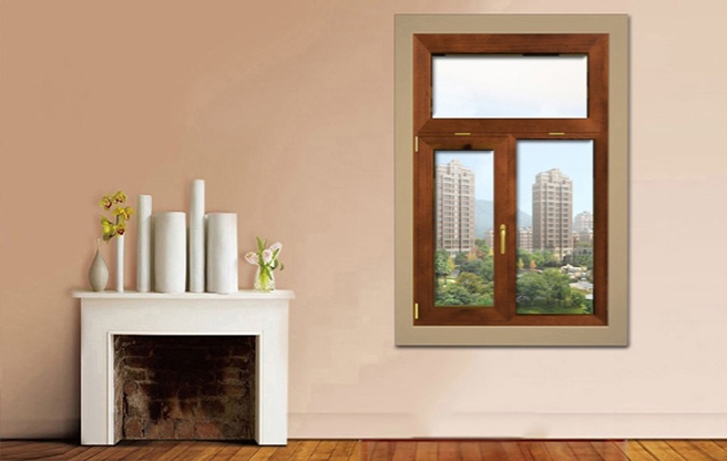 Plastic steel yh70 casement window (Auchan)